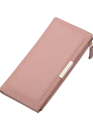 Korean-style PU leather wallet designed for cards, cash, and everyday essentials.