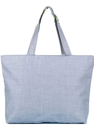 Korean Canvas Shoulder Handbag – Everyday Simplicity with Korean-Inspired Style light blue