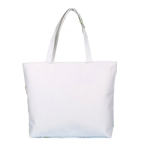 Korean Canvas Shoulder Handbag – Everyday Simplicity with Korean-Inspired Style white