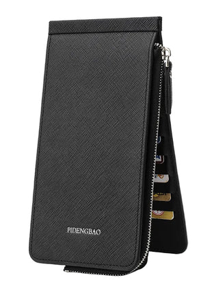 Korean style mobile purse and phone bag with multiple compartments for cards, cash, and essentials.