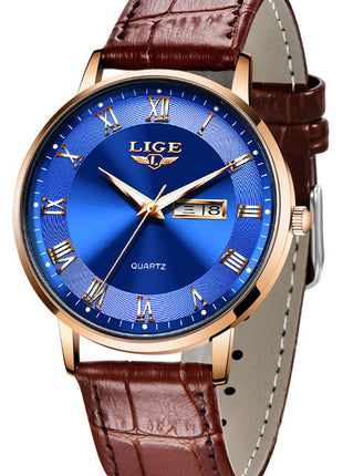 LIGE Women’s Slim Stainless Steel Quartz Watch for Everyday Elegance