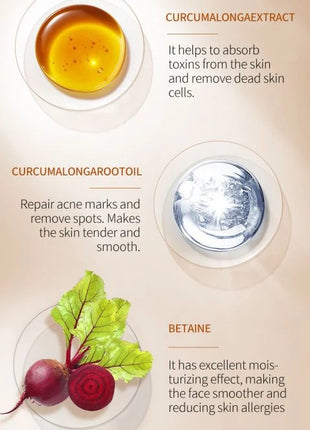 Set de Aceite de Cúrcuma y Crema de Cúrcuma Lanthome | Cuidado Facial Iluminador, Hidratante y Nutritivo