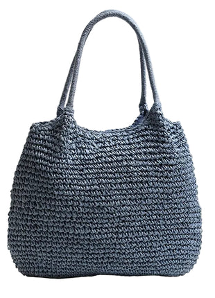 Women's Large-Capacity Woven Straw Tote Bag
Beige Woven Straw Shoulder Tote Bag
Coffee Brown Large Woven Tote Bag
Red Woven Straw Shoulder Bag for Women
Blue Large-Capacity Woven Tote Bag