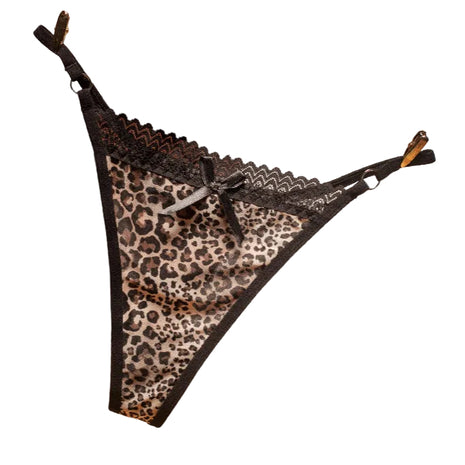 Stylish Leopard Print Women's Underwear Blndl