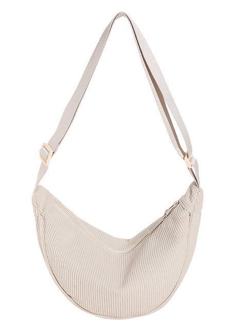 Lightweight Small Satchel Underarm Handbag | Women's Velvet Shoulder Bag beige