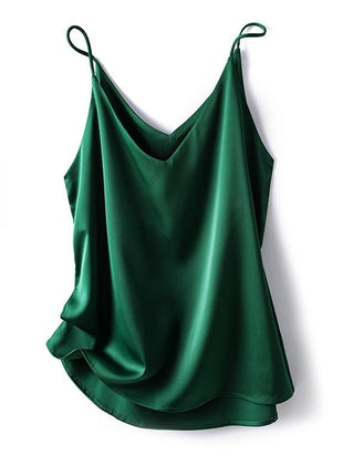 Lightweight satin vest with a smooth drape, minimalist design, and comfortable micro-stretch fabric.