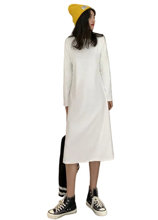 White long dress blndl