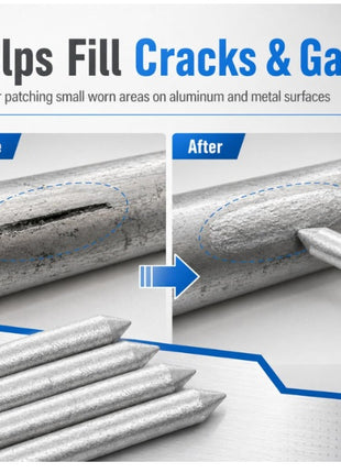 Low-Temperature Repair Welding Rods – Household Copper-Aluminium Electrodes for Iron, Steel & Pipe