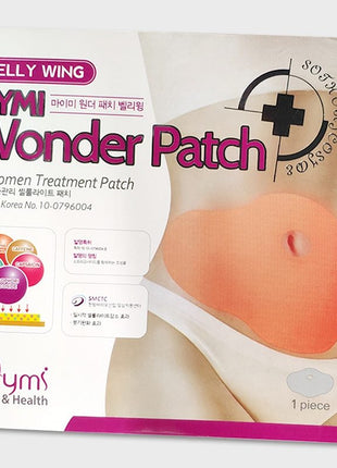 MYMI Wonder Patch packaging for abdomen treatment on a white background