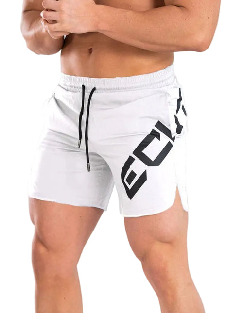 Men's Elastic Quick-Dry Summer Shorts white