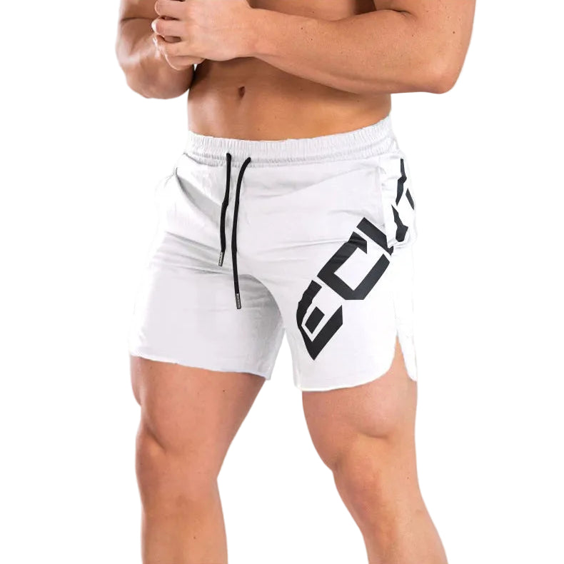 Men's Elastic Quick-Dry Summer Shorts white