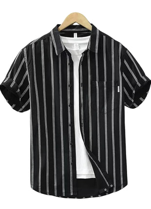 Men's Summer Japanese Tie-Dye Short-Sleeve Shirt