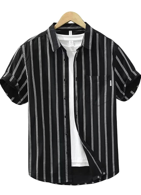 Men's Summer Japanese Tie-Dye Short-Sleeve Shirt