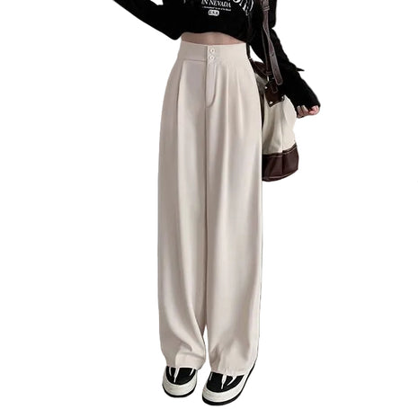 Versatile women’s wide leg trousers for casual outfits, travel wear, street style, and daily fashion.