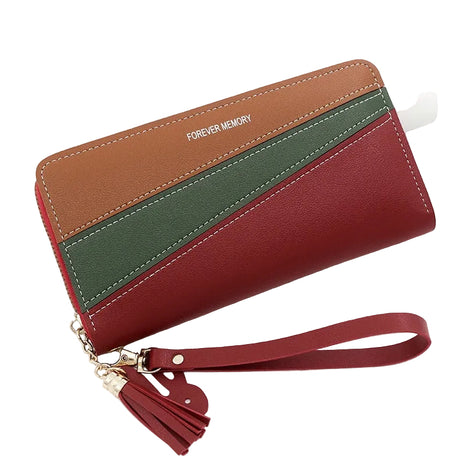 Modern contrast color wallet designed for everyday organization and fashion.