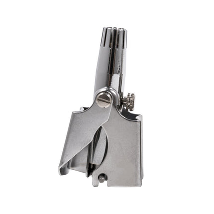 Metallic tool or device on a white background