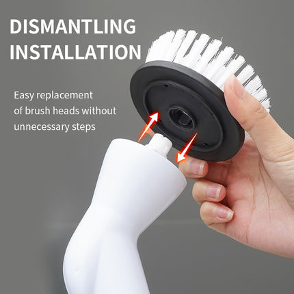 Wireless Electric Cleaning Long Handle 6 in 1 Brush
