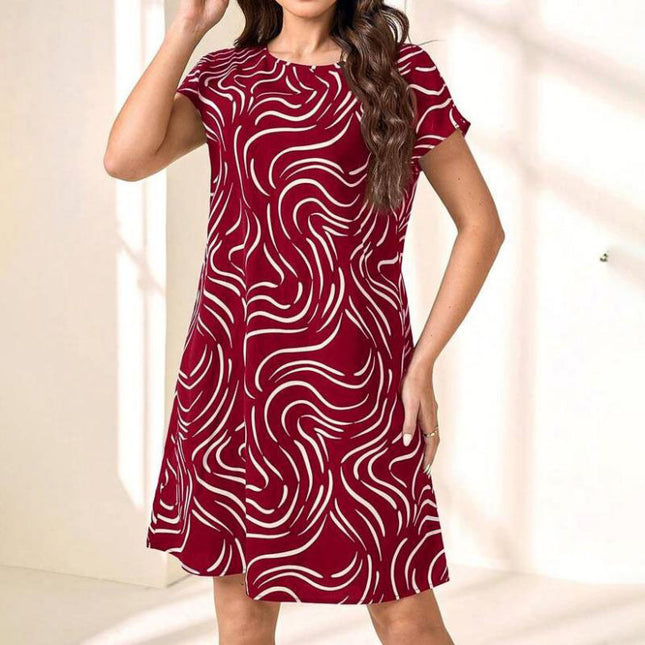 Corrugated Temperament Dress