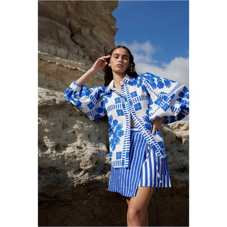 Conjunto de traje estilo casual de vacaciones que combina con todo