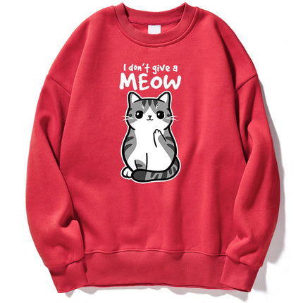Cartoon Kitten Pattern Sweater