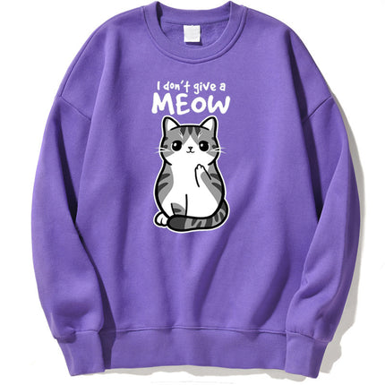 Cartoon Kitten Pattern Sweater