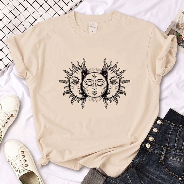 Witch Triple Moon Gothic Sun T-shirt