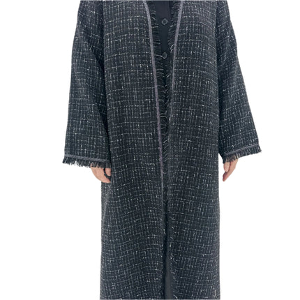 Lace-up Autumn and Winter Abaya