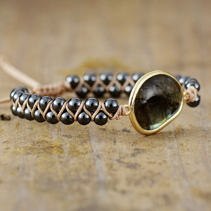 Double-layer Woven Bohemian Beaded Bracelet