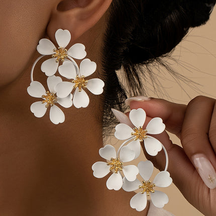 Retro Flower Earrings