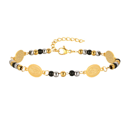 Stainless Steel Round Beads Bracelet