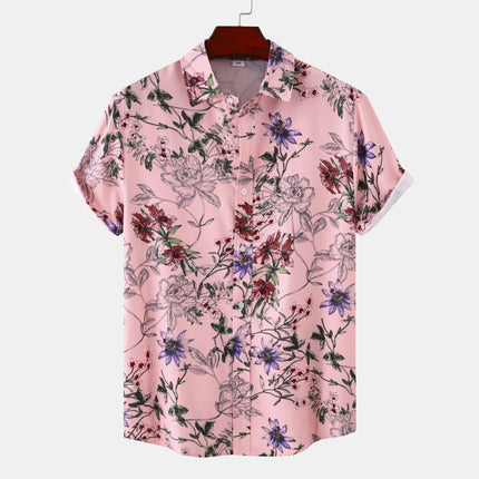 Floral Casual Short Sleeve Shirt
