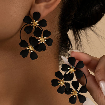 Retro Flower Earrings