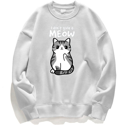 Cartoon Kitten Pattern Sweater