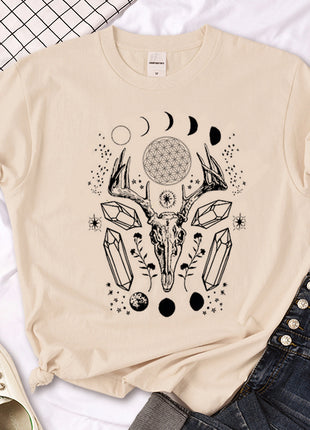 魔女トリプルムーンゴシックサンTシャツ