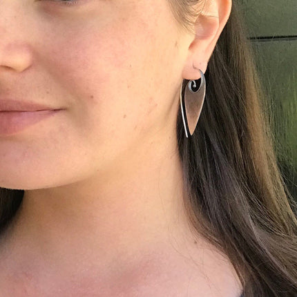 RETRO Geometric Triangle Metal Alloy Earrings