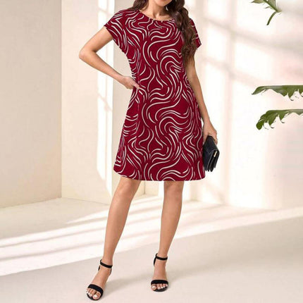 Corrugated Temperament Dress