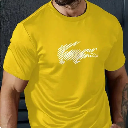 Casual 3D Printed Short Sleeve T-Shirt