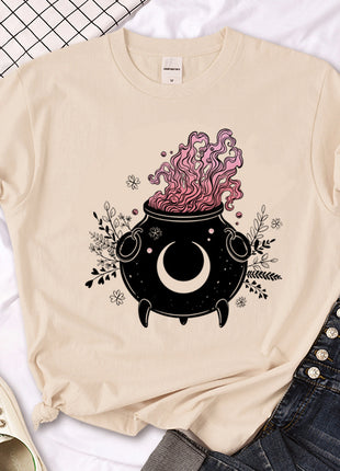 魔女トリプルムーンゴシックサンTシャツ