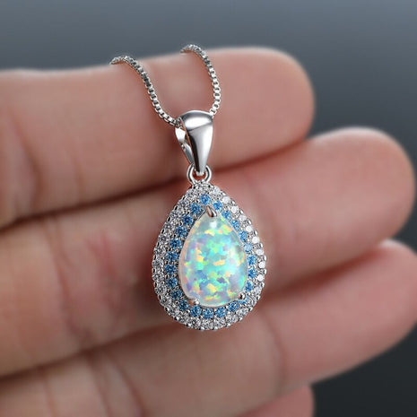 Elegant And Exquisite Drop-shaped Necklace