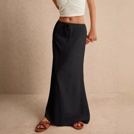 Slim Fit Long Skirt