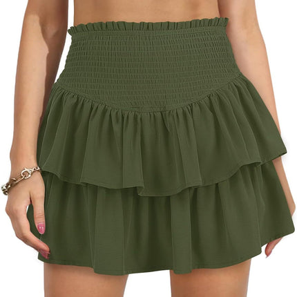 High Waist Slimming Mini Skirt