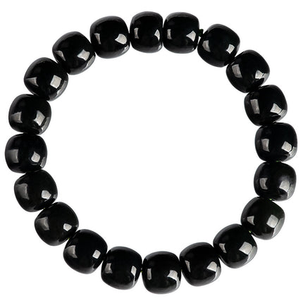 Natural Hetian Dark Jade Bracelet
