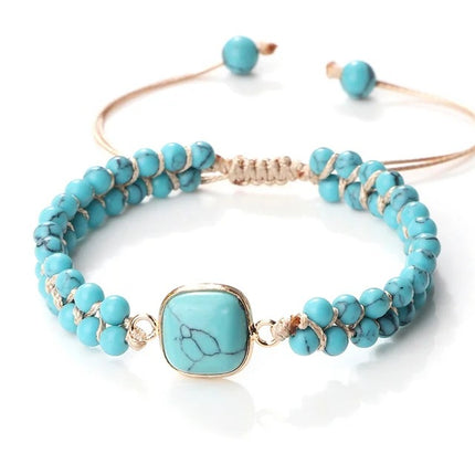 Natural Turquoise Beads Bracelet