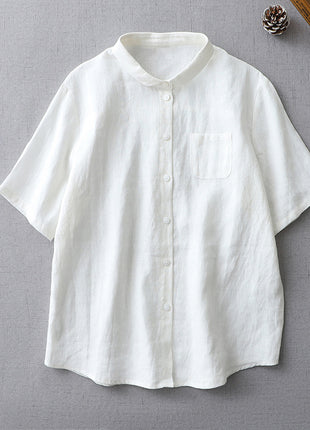 Retro Artistic Slimming Shirt