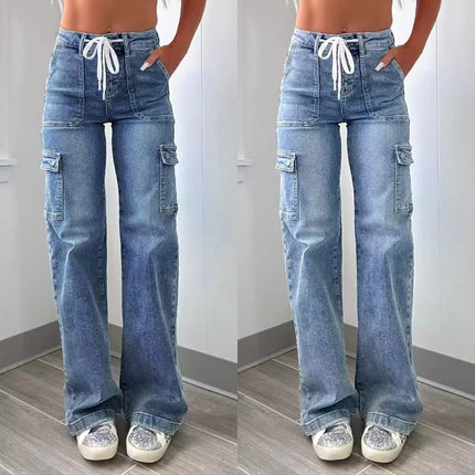 Fashion Casual New Style Straight Jeans