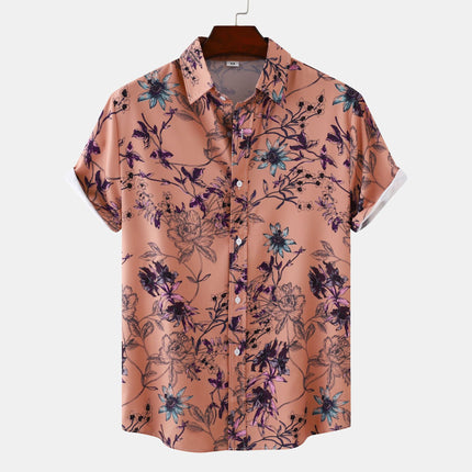 Floral Casual Short Sleeve Shirt