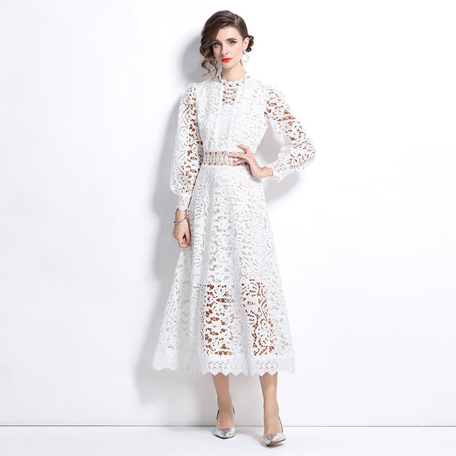 French Long Sleeves Dress