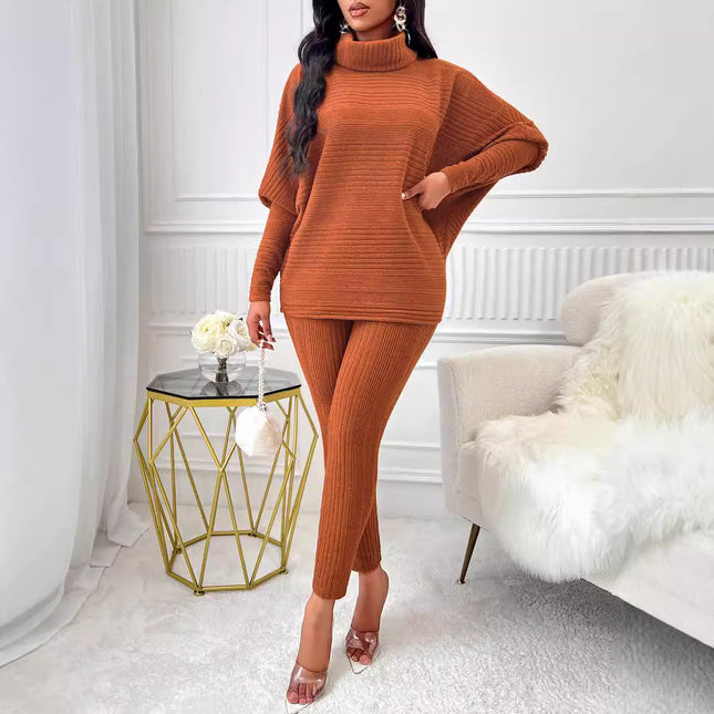 Casual Loose Long Sleeve Tight Pants Set