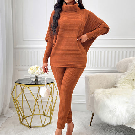 Casual Loose Long Sleeve Tight Pants Set