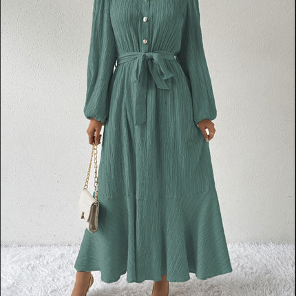 Graceful Personality Self-tie Dress